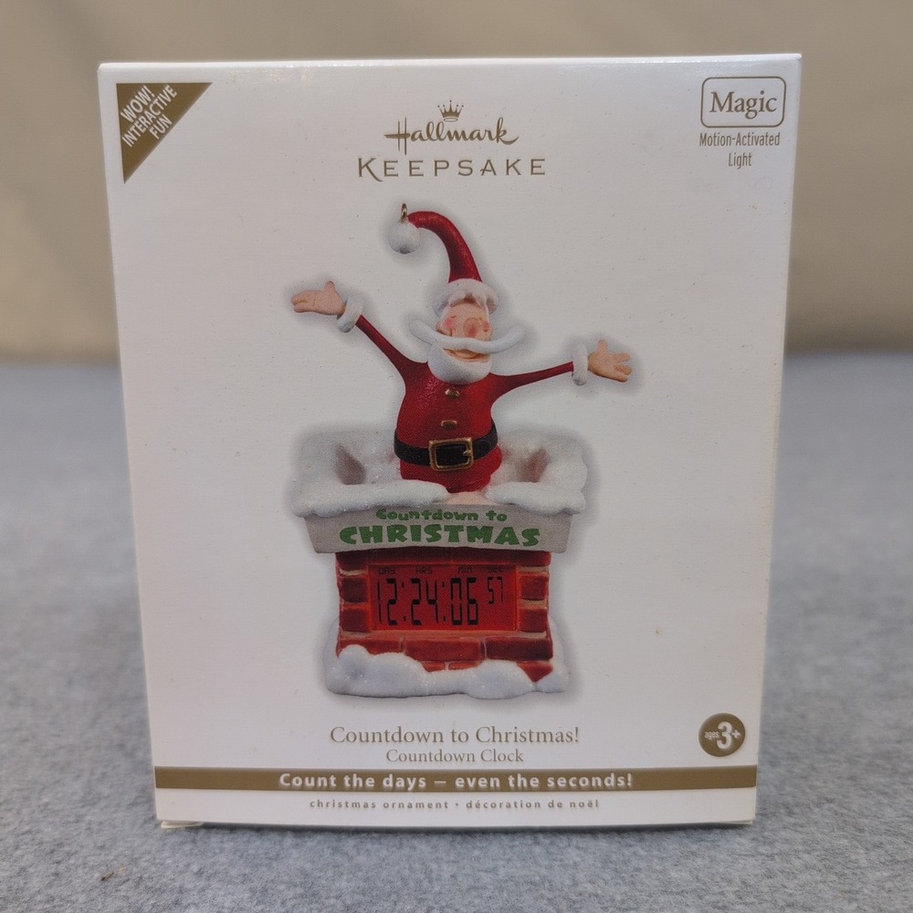 Hallmark Keepsake Countdown to Christmas Countdown Clock Ornament Magic 2010 - Picture 1 of 3